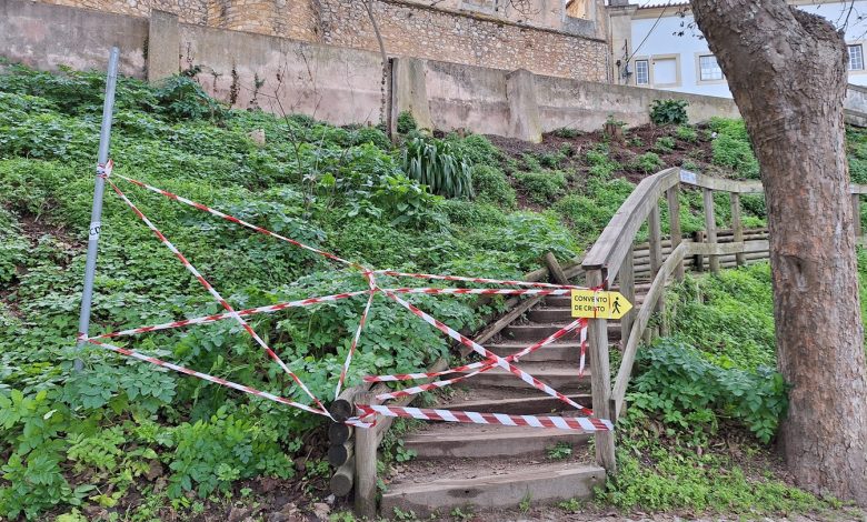 Bloquearam o acesso pedonal ao Convento de Cristo 20250113 141855