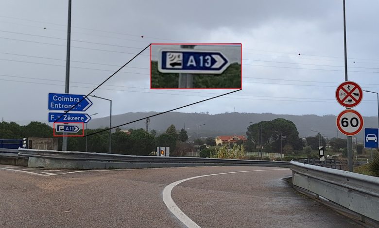 Placa de portagens na A13 ficou esquecida IC9 20250127 161330