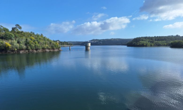 Água de Castelo do Bode subiu cerca de 7 metros num mês barragem bode 20250128 114421