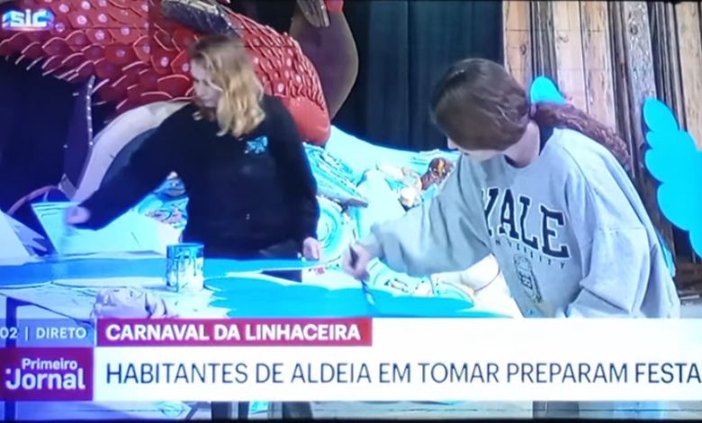 SIC emite reportagem sobre os preparativos do Carnaval da Linhaceira (c/ vídeo) linhaceira carnaval