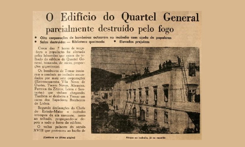 Há 50 anos um grande incêndio destruiu o palácio Alvaiázere 3 de maio 1975 jornal Cidade de Tomar 1