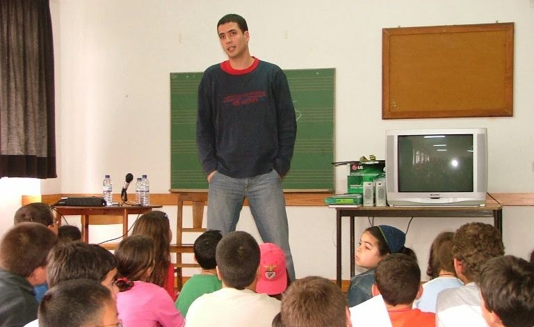 Ricardo Araújo Pereira esteve em Tomar há 20 anos Gato fedorento DSCF2232