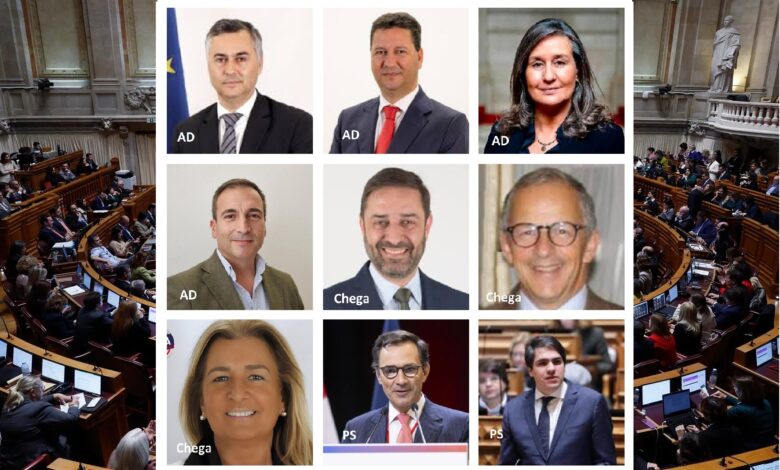 Quem são os nove deputados eleitos pelo círculo de Santarém? eleicoes