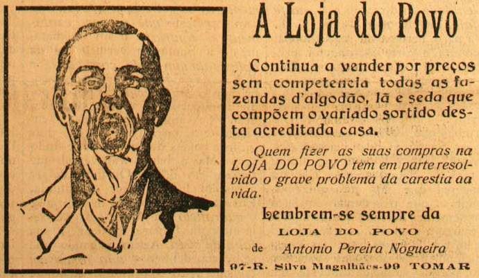 Um curioso anúncio com 100 anos junho de 1925 a Voz de Tomar