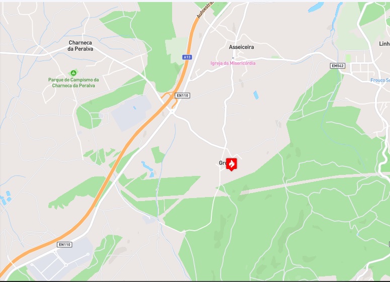 Três incêndios num só dia no Grou (Asseiceira) grou