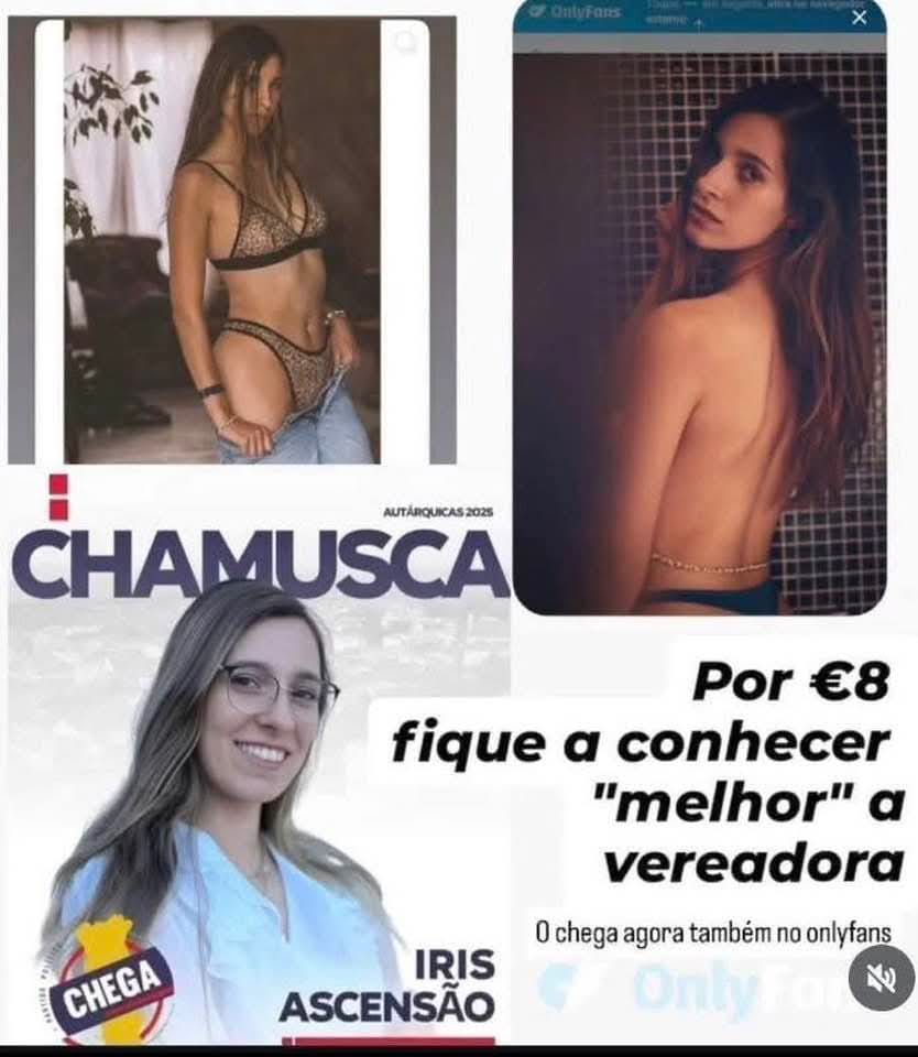 Candidata do Chega na Chamusca tem conta no OnlyFans iris chega IMG 20250911 WA0003