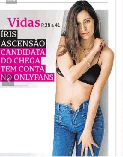 Candidata do Chega na Chamusca tem conta no OnlyFans iris chega cm